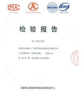 檢驗報告